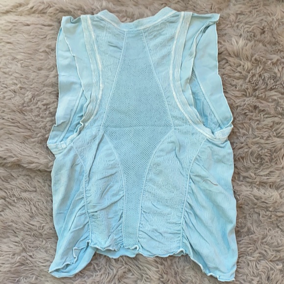 NEW🌺free people second love sleeveless flirty muscle mesh tee - Picture 5 of 16